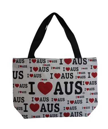 White Polyester Tote Bag